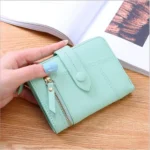 Women Two-folding Wallet Multi-function Clutch Bag Small Wallet - Image 2