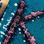 Creative Stationery Letter Fish Scale Notebook Sequin Flip Business Office Notepad - Image 6