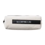 Creative School Pencil Case Simple Solid Color Large Pen Bag - Image 2