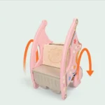 Cradle Baby Rocking Chair Music Baby Chair Chaise Rocking Horse Toy - Image 4