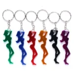 12 PCS Personalized Creative Backpack Keychain Small Pendant Aluminum Bottle Opener
