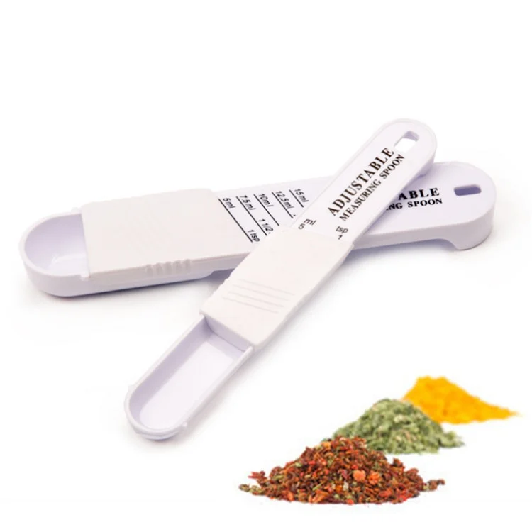 TBD01164211_1.webp Creative Gadgets Adjustable Plastic Measuring Spoons Seasoning Combination Measuring Spoon - Image 2
