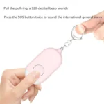 130dB IP44 Waterproof Rechargeable Anti-wolf Alarm Flashlight Intelligent Personal Alarm, English Packaging - Image 3