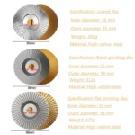 Woodworking Sanding Thorn Disk Angle Grinder Thorn Disk Plastic Grinding Disk Polishing Disk - Image 4