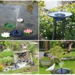 Garden Automatic Solar Floating Fountain Waterfall - Image 5