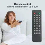 Creative Wall Clock Alarm Clock Simple Remote Control Perpetual Calendar Electronic Clock US Plug - Image 4