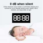 Creative Wall Clock Alarm Clock Simple Remote Control Perpetual Calendar Electronic Clock US Plug - Image 6