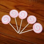 2 Pack Lollipop Cake Insert Ice Cream Dessert Table Decoration - Image 3
