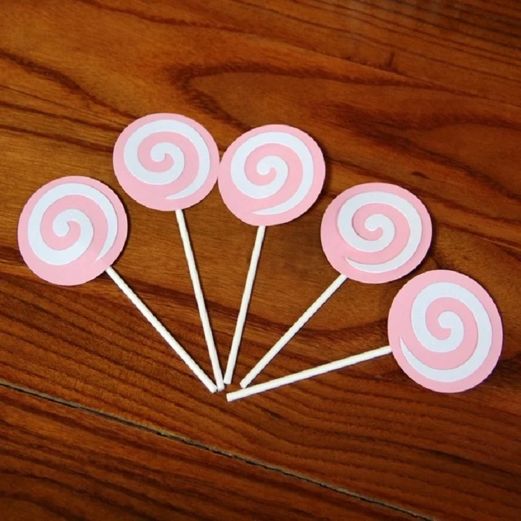 TBD0116822901A_2.webp 2 Pack Lollipop Cake Insert Ice Cream Dessert Table Decoration - Image 3