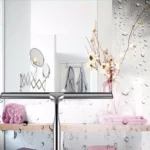 Glass Window Squeegee Cleaner Shower Bathroom Mirror Rubber Wiper With Suction Hook Water Vapor Removal - Image 3