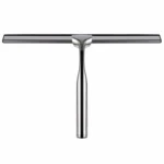 Glass Window Squeegee Cleaner Shower Bathroom Mirror Rubber Wiper With Suction Hook Water Vapor Removal - Image 4