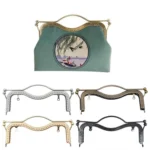 20.5cm Concave Waist Embossed Lip Handle Luggage Hardware Accessories - Image 2