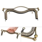 20.5cm Concave Waist Embossed Lip Handle Luggage Hardware Accessories - Image 5