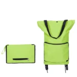 Reusable Folding Portable Shopping Bags Buy Vegetables Bag High Capacity Shopping Food Organizer Trolley Bag Wheels Bag Handbag - Image 5