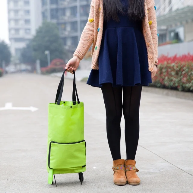 TBD0122326201A_5.webp Reusable Folding Portable Shopping Bags Buy Vegetables Bag High Capacity Shopping Food Organizer Trolley Bag Wheels Bag Handbag - Image 6