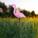 3 in 1 Waterproof Solar Flamingo Lawn Light LED Garden Path Landscape Lights Night Lamp - Image 2