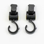 2 PCS/LOT Baby Stroller Accessories Hook Multifunction Baby Stroller Black Plastic Hook - Image 2