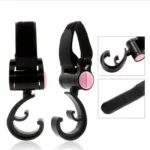 2 PCS/LOT Baby Stroller Accessories Hook Multifunction Baby Stroller Black Plastic Hook - Image 7
