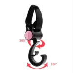 2 PCS/LOT Baby Stroller Accessories Hook Multifunction Baby Stroller Black Plastic Hook - Image 10