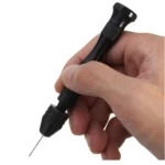 11 In1 Mini Manual Drill With Drill Plastic Walnut Wenwan Punching Tool - Image 5