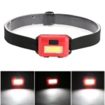 2 PCS Mini COB LED Headlamp Adjustable Camping Torch Lamp Light with 3 Modes - Image 2
