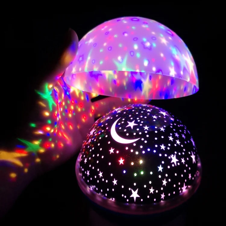 TBD012749701C_1.webp Stars Starry Sky LED Battery USB  Night Light Projector Luminaria Moon Novelty Table Night Lamp for Children - Image 2