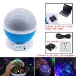 Stars Starry Sky LED Battery USB  Night Light Projector Luminaria Moon Novelty Table Night Lamp for Children - Image 3