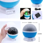 Stars Starry Sky LED Battery USB  Night Light Projector Luminaria Moon Novelty Table Night Lamp for Children - Image 4