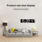Multifunctional LED Wall Clock Creative Digital Clock - Image 6