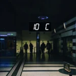 LED Large Screen Digital Electronic Clock Remote Control Double-sided Wall Clock - Image 7