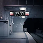 LED Large Screen Digital Electronic Clock Remote Control Double-sided Wall Clock - Image 8