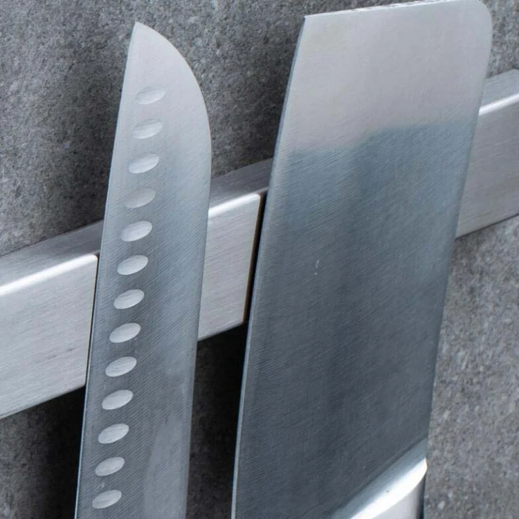 TBD0128399401A_5.webp Stainless Steel Knife Holder Kitchen Rack Magnetic Suction Knife Holder - Image 6