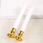 2 PCS Artificial Long Candle Light Plastic Electronic Candle - Image 4