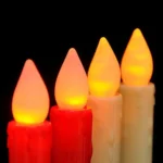2 PCS Artificial Long Candle Light Plastic Electronic Candle - Image 6