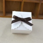 10 PCS Retro Mini Kraft Paper Box DIY Wedding Favor Gift Box Small Cake Box - Image 2
