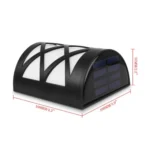 Solar Powered LED Wall Light Outdoor Waterproof Energy Saving Street Garden Lamp - Image 6