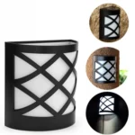 Solar Powered LED Wall Light Outdoor Waterproof Energy Saving Street Garden Lamp - Image 8