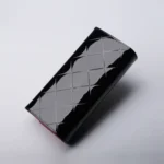 Cowhide Leather Wallet Luxury Design Ladies Party Clutch Patent Leather Purses Long Card Holder - Image 2