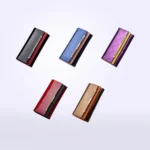 Cowhide Leather Wallet Luxury Design Ladies Party Clutch Patent Leather Purses Long Card Holder - Image 5