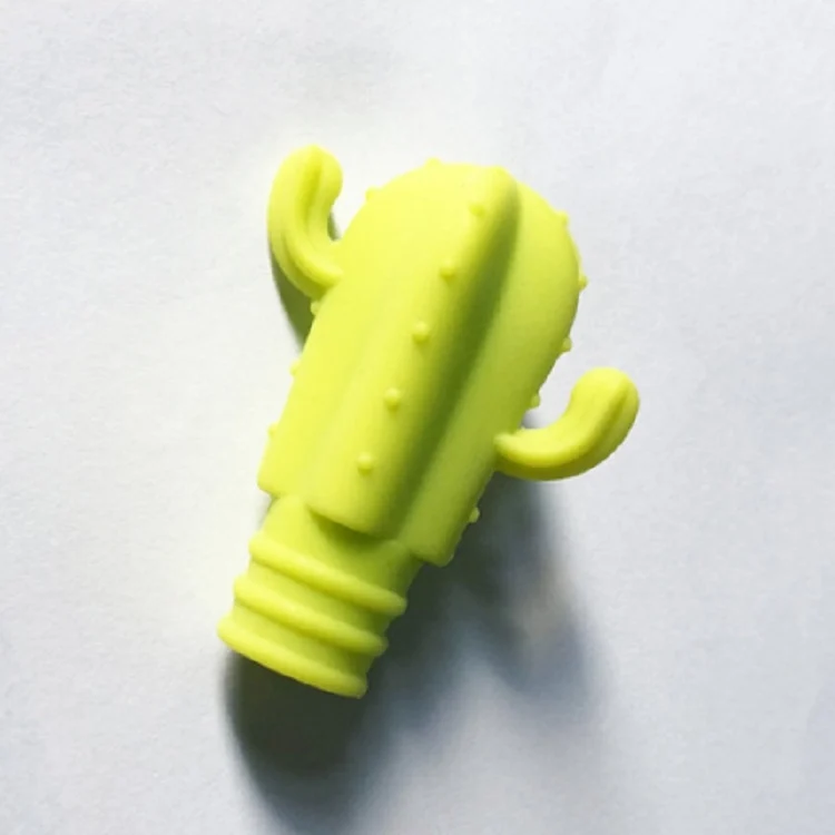 TBD01336724_2.webp 7 in 1 Creative Cactus Silicone Wine Bottle Stopper + Wine Glass Marker Set - Image 3