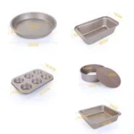 5 in 1 Cake Mould Pizza Bakeware Home Pastry Biscuit Bread Baking Tool Set - Image 2