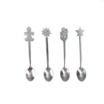 2 Sets Creative Stainless Steel Christmas Cutlery Four-piece Set - Image 3