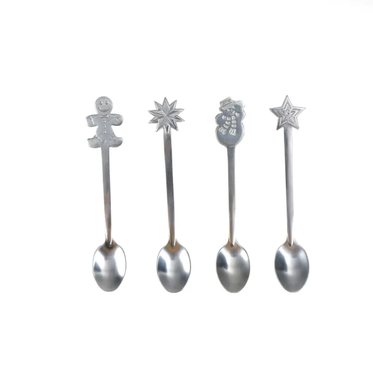 TBD01351088_2.webp 2 Sets Creative Stainless Steel Christmas Cutlery Four-piece Set - Image 3