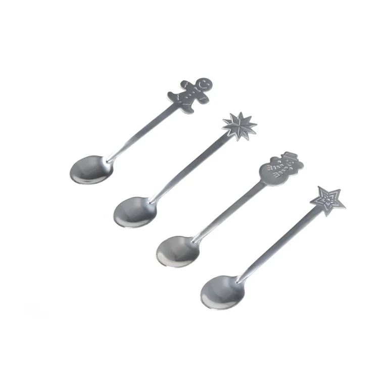 TBD01351088_4.webp 2 Sets Creative Stainless Steel Christmas Cutlery Four-piece Set - Image 5
