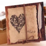 Retro Paste Folding 18 Fold Pages 34 Sides Creative Manual Album Book