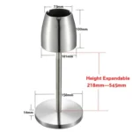 Telescopic Thickened Stainless Steel Windproof Ashtray - Image 5