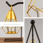 Minimalist Wrought Iron Scented Candle Holder Romantic Candlelight Dinner Home Wedding Props Ornaments - Image 4