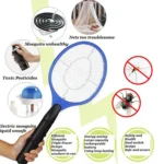 Hand Racket Mosquito Swatter Insect Home Garden Pest Bug Fly Mosquito Zapper Swatter Killer Electric Fly Swatter - Image 3