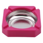 10 PCS Creative Plastic Metal Ashtray With Random Color Delivery - Image 4