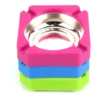 10 PCS Creative Plastic Metal Ashtray With Random Color Delivery - Image 6